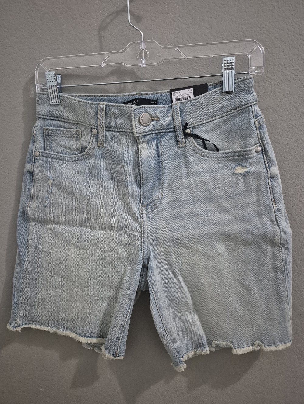 Simply Vera Vera Wang Light Wash Denim Shorts